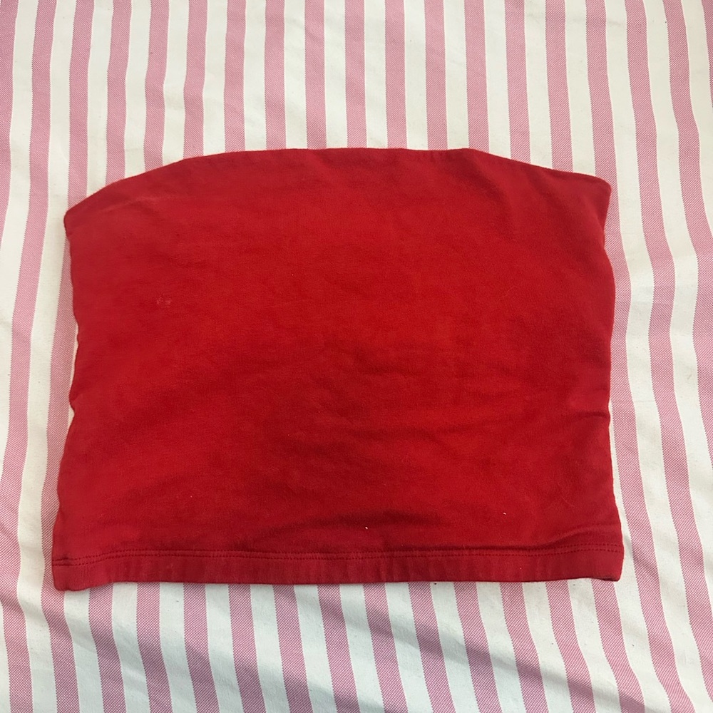 Brandy Melville Scarlet Tube Top